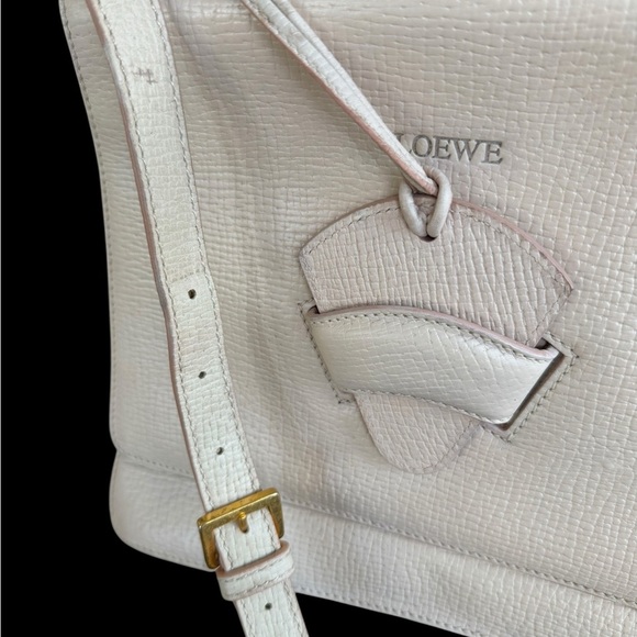 Cream 2-Tone Loewe with long shoulder strap - Picture 4 of 13